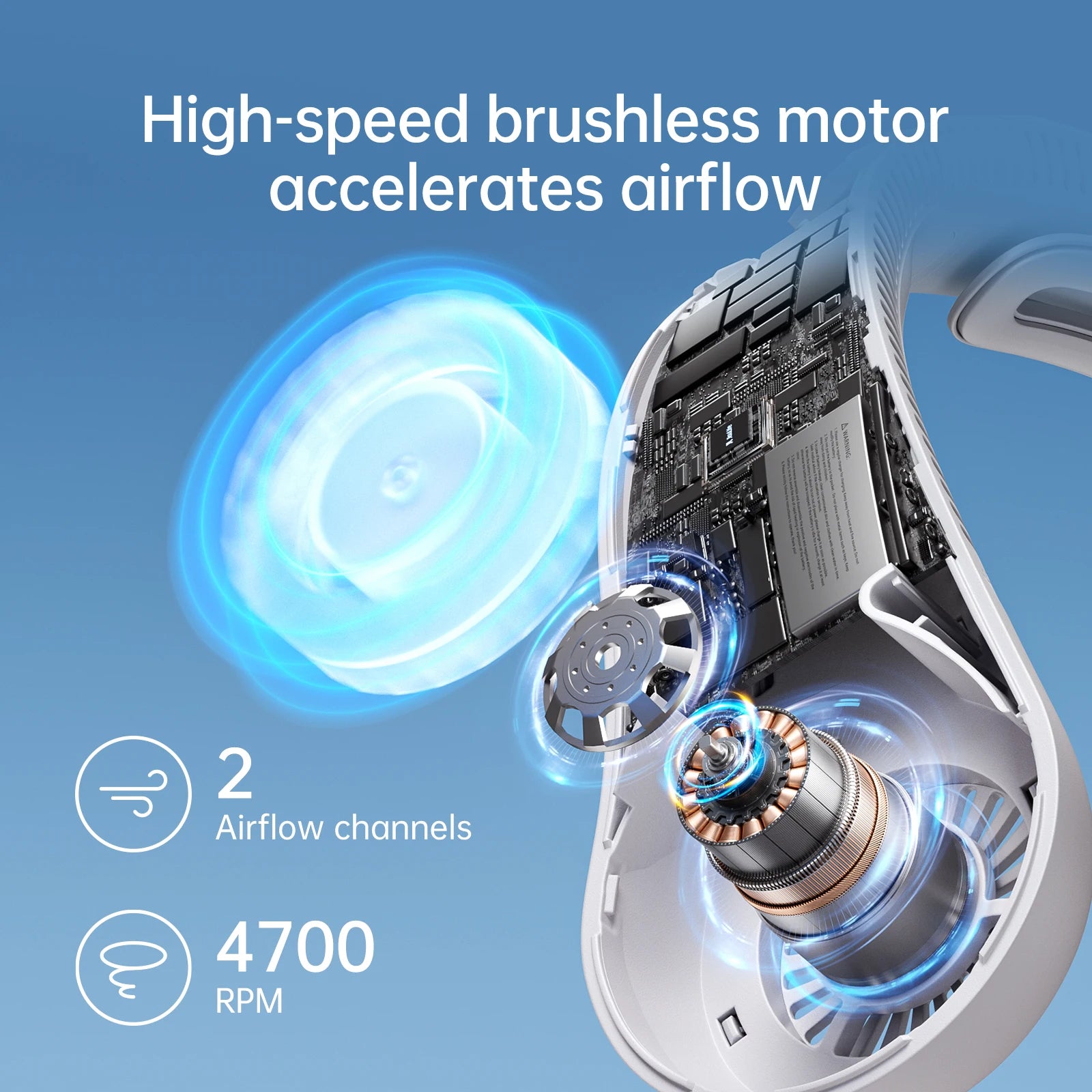 BreezeBand™ Bladeless Neck Fan