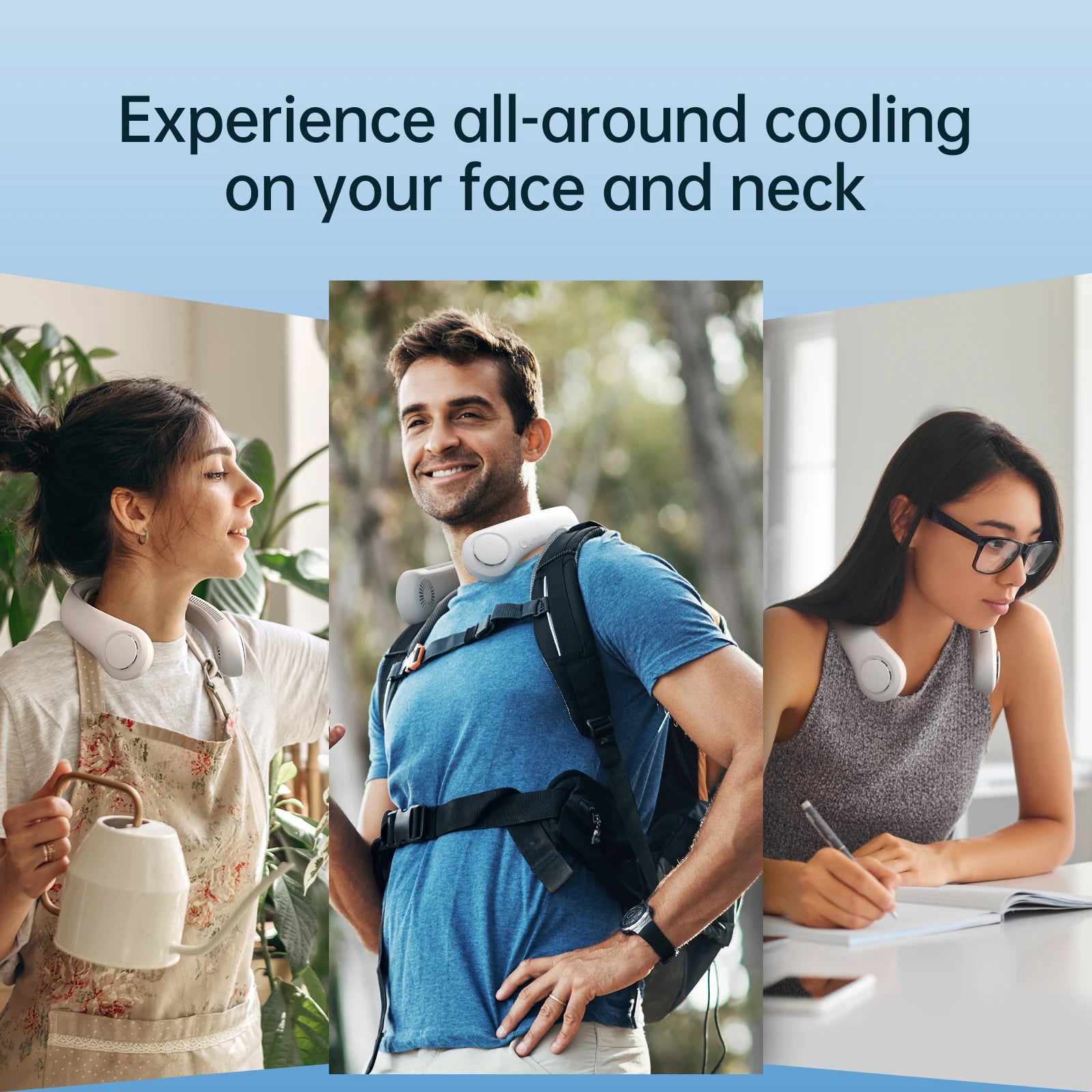 BreezeBand™ Bladeless Neck Fan